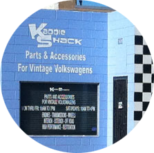 Kaddie Shack VW Parts Store Pasadena CA Vintage Air Cooled Performance Stock Restoration Shop Help